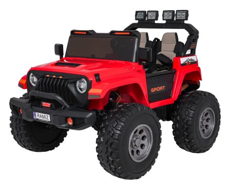 Pojazd Extreme Sport 4x4 Zmienna Wielkość Czerwony Pojazd Extreme Sport 4x4 Zmienna Wielkość Czerwony