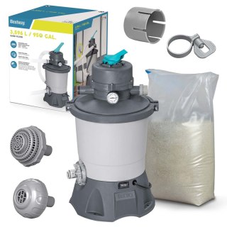 Pompa piaskowa 3596 l/h + Piasek 25kg Bestway Bestway