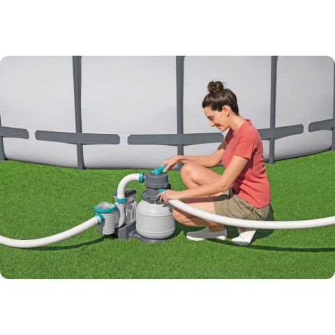 Pompa piaskowa 6056 l/h Bestway 58497 +piasek 25kg Bestway Pompa piaskowa 6056 l/h Bestway 58497 +piasek 25kg Bestway