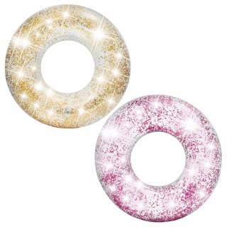 Koło do pływania brokatowe INTEX 56274 złoty Intex