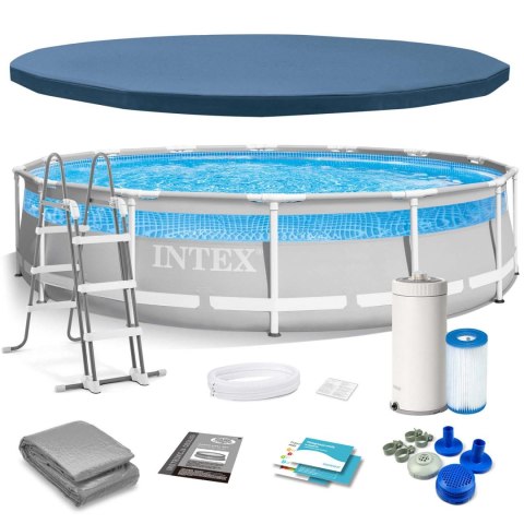 Basen ogrodowy stelażowy 427 x 107 cm 12w1 INTEX 26722 Intex Basen ogrodowy stelażowy 427 x 107 cm 12w1 INTEX 26722 Intex