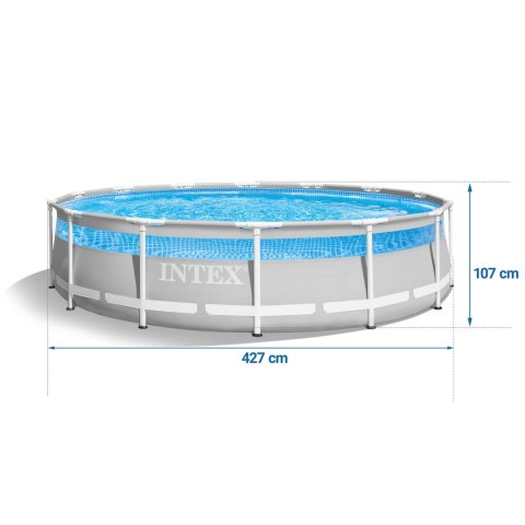 Basen ogrodowy stelażowy 427 x 107 cm 12w1 INTEX 26722 Intex Basen ogrodowy stelażowy 427 x 107 cm 12w1 INTEX 26722 Intex