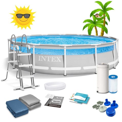 Basen ogrodowy stelażowy 427 x 107 cm 12w1 INTEX 26722 Intex Basen ogrodowy stelażowy 427 x 107 cm 12w1 INTEX 26722 Intex