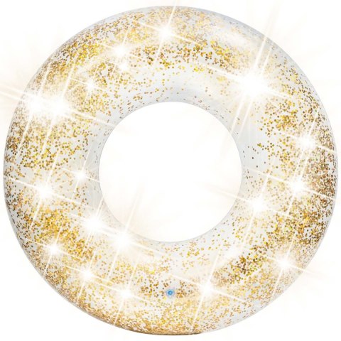 Koło do pływania brokatowe INTEX 56274 różowy Intex