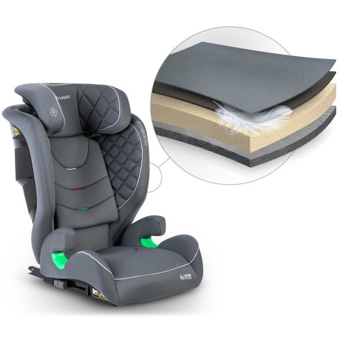 Fotelik samochodowy Nukido Louis szary 15-36 kg ISOFIX Nukido