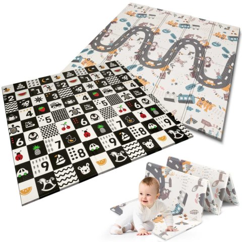 Mata piankowa edukacyjna składana 200 x 180 x 1 cm Nukido NK-340 Nukido Mata piankowa edukacyjna składana 200 x 180 x 1 cm Nukido NK-340 Nukido