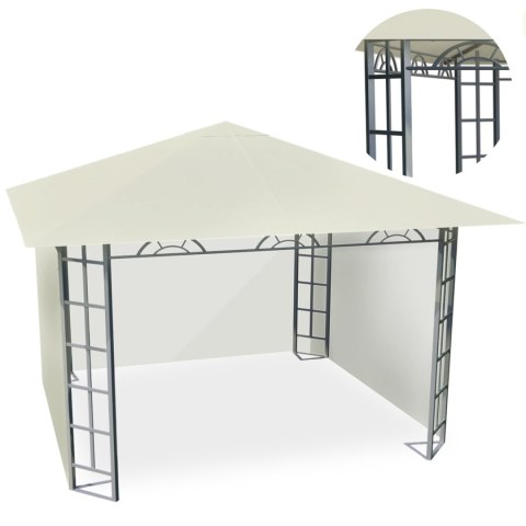 Beżowy pawilon ogrodowy 3x3m 4934 Plonos Beżowy pawilon ogrodowy 3x3m 4934 Plonos
