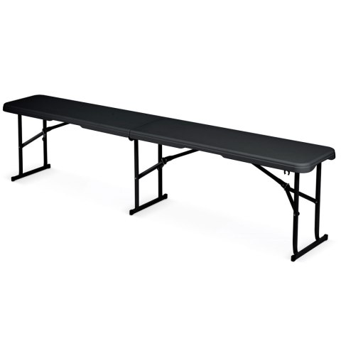 Ławka ogrodowa cateringowa składana 180 cm Plonos czarna Plonos Ławka ogrodowa cateringowa składana 180 cm Plonos czarna Plonos