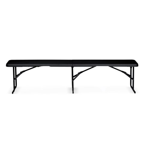 Ławka ogrodowa cateringowa składana 180 cm Plonos czarna Plonos Ławka ogrodowa cateringowa składana 180 cm Plonos czarna Plonos