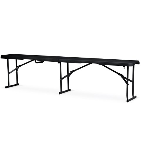 Ławka ogrodowa cateringowa składana 180 cm Plonos czarna Plonos Ławka ogrodowa cateringowa składana 180 cm Plonos czarna Plonos