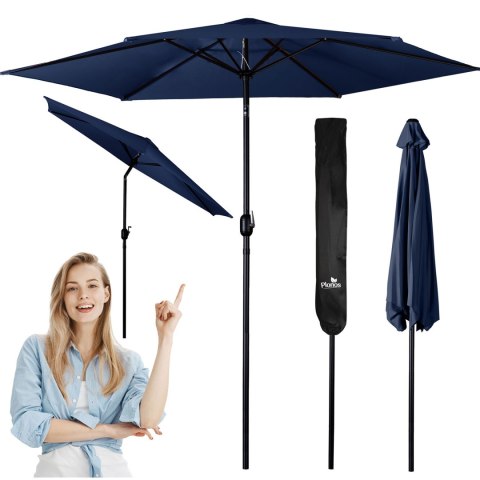 Parasol ogrodowy składany 6 segmentowy 300 cm z pokrowcem Plonos PL-884 Plonos Parasol ogrodowy składany 6 segmentowy 300 cm z pokrowcem Plonos PL-884 Plonos