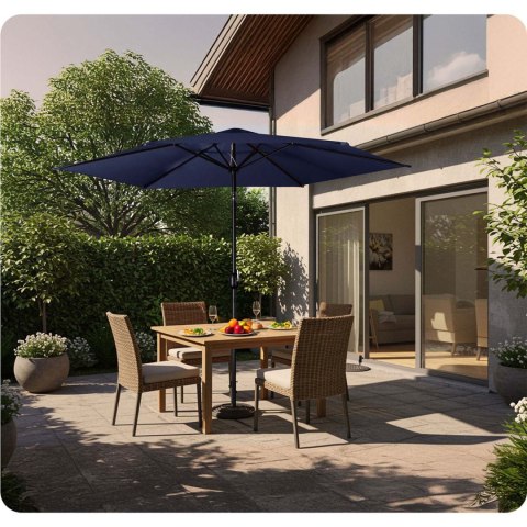 Parasol ogrodowy składany 6 segmentowy 300 cm z pokrowcem Plonos PL-884 Plonos Parasol ogrodowy składany 6 segmentowy 300 cm z pokrowcem Plonos PL-884 Plonos