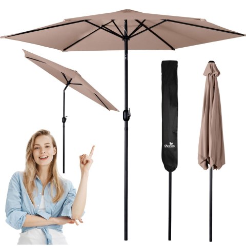Parasol ogrodowy składany 6 segmentowy 300 cm z pokrowcem Plonos PL-884 Plonos Parasol ogrodowy składany 6 segmentowy 300 cm z pokrowcem Plonos PL-884 Plonos