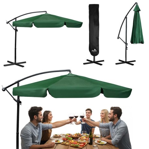 Parasol ogrodowy składany 6 segmentowy 350 cm z pokrowcem Plonos PL-880 Plonos Parasol ogrodowy składany 6 segmentowy 350 cm z pokrowcem Plonos PL-880 Plonos