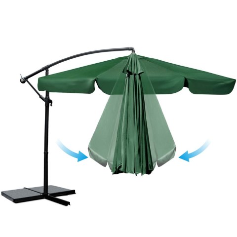 Parasol ogrodowy składany 6 segmentowy 350 cm z pokrowcem Plonos PL-880 Plonos Parasol ogrodowy składany 6 segmentowy 350 cm z pokrowcem Plonos PL-880 Plonos