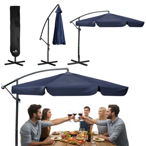 Parasol ogrodowy składany 6 segmentowy 350 cm z pokrowcem Plonos PL-880 Plonos Parasol ogrodowy składany 6 segmentowy 350 cm z pokrowcem Plonos PL-880 Plonos