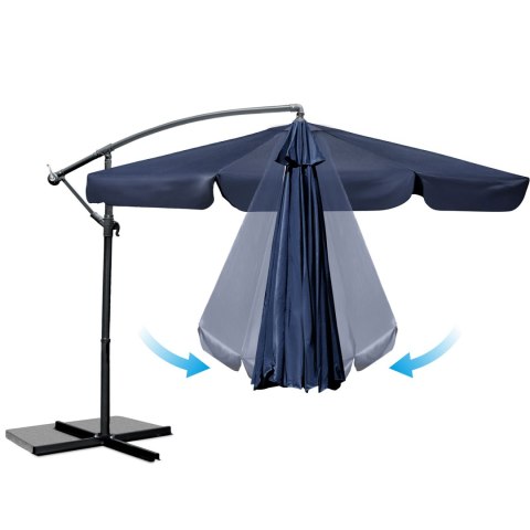 Parasol ogrodowy składany 6 segmentowy 350 cm z pokrowcem Plonos PL-880 Plonos Parasol ogrodowy składany 6 segmentowy 350 cm z pokrowcem Plonos PL-880 Plonos