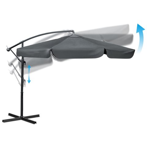 Parasol ogrodowy składany 8 segmentowy 350 cm z pokrowcem Plonos PL-881 Plonos Parasol ogrodowy składany 8 segmentowy 350 cm z pokrowcem Plonos PL-881 Plonos