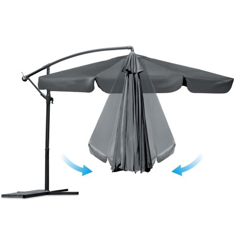 Parasol ogrodowy składany 8 segmentowy 350 cm z pokrowcem Plonos PL-881 Plonos Parasol ogrodowy składany 8 segmentowy 350 cm z pokrowcem Plonos PL-881 Plonos