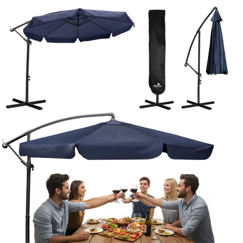 Parasol ogrodowy składany 8 segmentowy 350 cm z pokrowcem Plonos PL-881 Plonos Parasol ogrodowy składany 8 segmentowy 350 cm z pokrowcem Plonos PL-881 Plonos