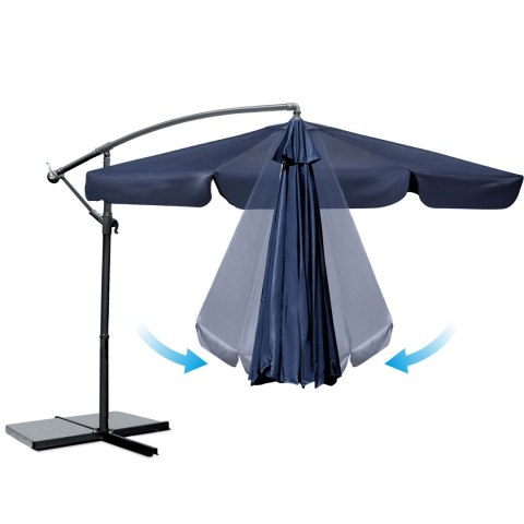 Parasol ogrodowy składany 8 segmentowy 350 cm z pokrowcem Plonos PL-881 Plonos Parasol ogrodowy składany 8 segmentowy 350 cm z pokrowcem Plonos PL-881 Plonos