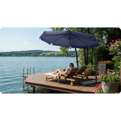 Parasol ogrodowy składany 8 segmentowy 350 cm z pokrowcem Plonos PL-881 Plonos Parasol ogrodowy składany 8 segmentowy 350 cm z pokrowcem Plonos PL-881 Plonos