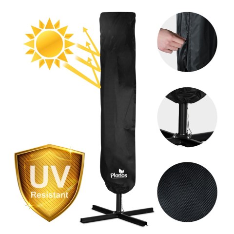 Parasol ogrodowy składany 8 segmentowy 350 cm z pokrowcem Plonos PL-881 Plonos Parasol ogrodowy składany 8 segmentowy 350 cm z pokrowcem Plonos PL-881 Plonos