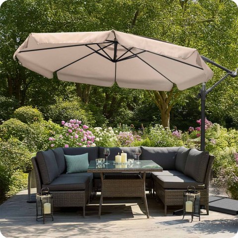 Parasol ogrodowy składany 8 segmentowy 350 cm z pokrowcem Plonos PL-881 Plonos Parasol ogrodowy składany 8 segmentowy 350 cm z pokrowcem Plonos PL-881 Plonos