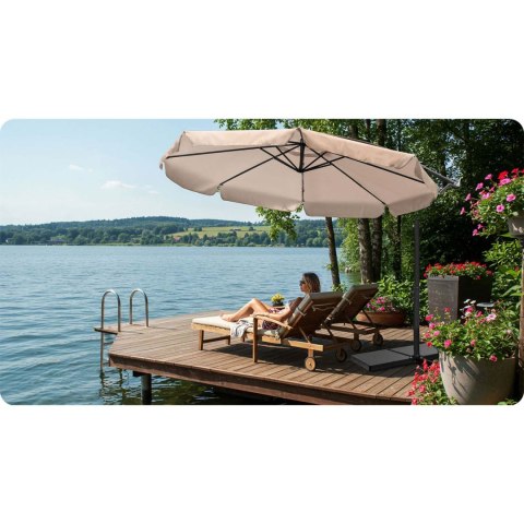 Parasol ogrodowy składany 8 segmentowy 350 cm z pokrowcem Plonos PL-881 Plonos Parasol ogrodowy składany 8 segmentowy 350 cm z pokrowcem Plonos PL-881 Plonos