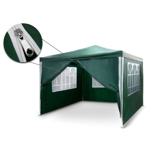 Pawilon ogrodowy zielony 3x3m 4935 Plonos Pawilon ogrodowy zielony 3x3m 4935 Plonos