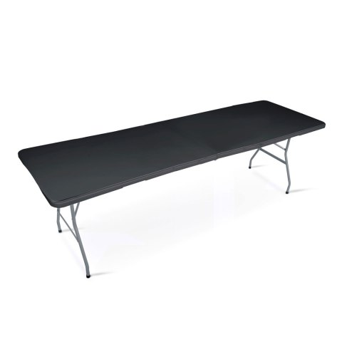 Stół cateringowy ogrodowy składany 244 cm Plonos czarny Plonos Stół cateringowy ogrodowy składany 244 cm Plonos czarny Plonos