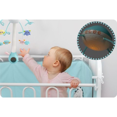 Karuzela do łóżeczka z projektorem RK-813 niebieska Ricokids Karuzela do łóżeczka z projektorem RK-813 niebieska Ricokids