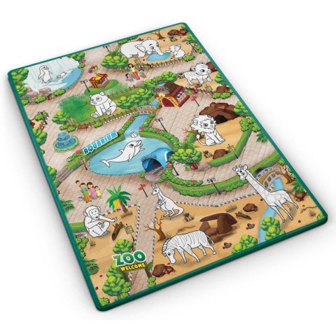Mata piankowa do kolorowania zwijana 120 x 90 x 0,3 cm Ricokids RK-344 Ricokids