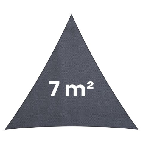 Żagiel przeciwsłoneczny trójkątny 7m2 Plonos PL-886 szary Plonos Żagiel przeciwsłoneczny trójkątny 7m2 Plonos PL-886 szary Plonos
