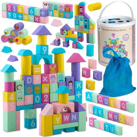 Drewniane klocki edukacyjne RK-871 Ricokids Ricokids Drewniane klocki edukacyjne RK-871 Ricokids Ricokids