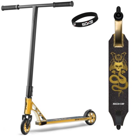 Hulajnoga wyczynowa SOKE XTR street gold SOKE Hulajnoga wyczynowa SOKE XTR street gold SOKE