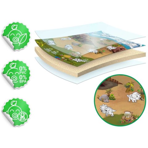 Mata piankowa do kolorowania zwijana 120 x 90 x 0,3 cm Ricokids RK-344 Ricokids Mata piankowa do kolorowania zwijana 120 x 90 x 0,3 cm Ricokids RK-344 Ricokids