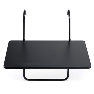 Wytrzymały stolik balkonowy 60x43cm składany Sofotel SO-982 czarny Sofotel