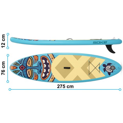 Deska SUP Aquasurf 275 x 76 x 12 cm Soke 850000 SOKE