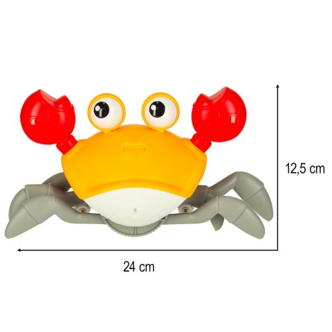 Krab uciekający pełzający czujnik interaktywna akumulator USB czerwony Kik Sp. z o. o. Sp. k. Krab uciekający pełzający czujnik interaktywna akumulator USB czerwony Kik Sp. z o. o. Sp. k.