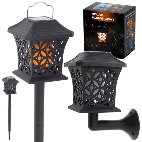 Lampa solarna ogrodowa ażurowa latarenka wisząca wbijana lampion 12 LED Kik Sp. z o. o. Sp. k. Lampa solarna ogrodowa ażurowa latarenka wisząca wbijana lampion 12 LED Kik Sp. z o. o. Sp. k.