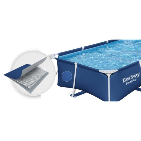 Basen ogrodowy stelażowy 259x170x61 cm zestaw 15w1 Bestway 56403N Bestway Basen ogrodowy stelażowy 259x170x61 cm zestaw 15w1 Bestway 56403N Bestway