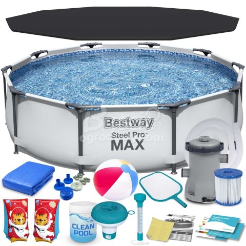 Basen ogrodowy stelażowy 305 x 76 cm 17w1 Bestway 56408 Bestway Basen ogrodowy stelażowy 305 x 76 cm 17w1 Bestway 56408 Bestway