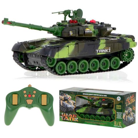 Czołg zdalnie sterowany na pilota RC War Tank 9993 2.4 GHz kamuflaż leśny Kik Sp. z o. o. Sp. k.