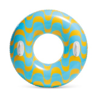 Koło do pływania niebieskie w zygzaki 91 cm Intex Intex
