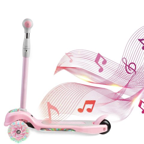 Hulajnoga trójkołowa Ricokids Piko - różowa Ricokids