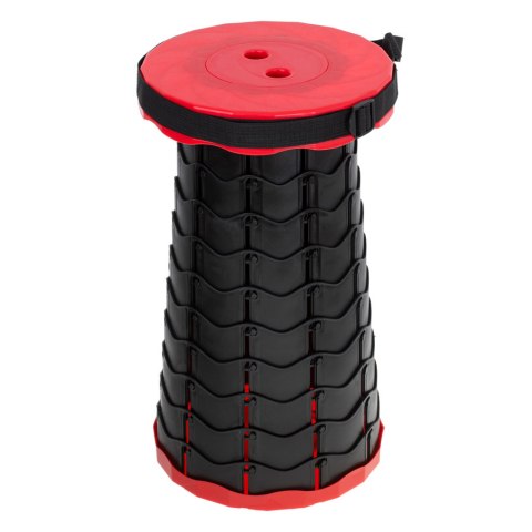Krzesło składane taboret teleskopowy turystyczny przenośny czerwony 200kg Kik Sp. z o. o. Sp. k. Krzesło składane taboret teleskopowy turystyczny przenośny czerwony 200kg Kik Sp. z o. o. Sp. k.