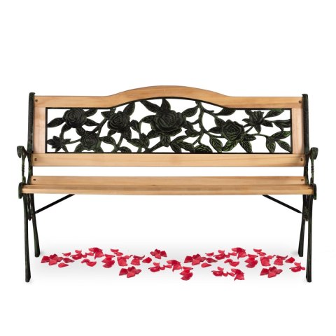 Ławka parkowa z oparciem 123,5 x 74 x 48 cm Gardi Rose Sofotel Sofotel Ławka parkowa z oparciem 123,5 x 74 x 48 cm Gardi Rose Sofotel Sofotel