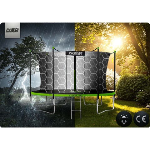 Drabinka do trampoliny 312-435cm 10-14ft 2-stopniowa Neo-Sport Neo-Sport